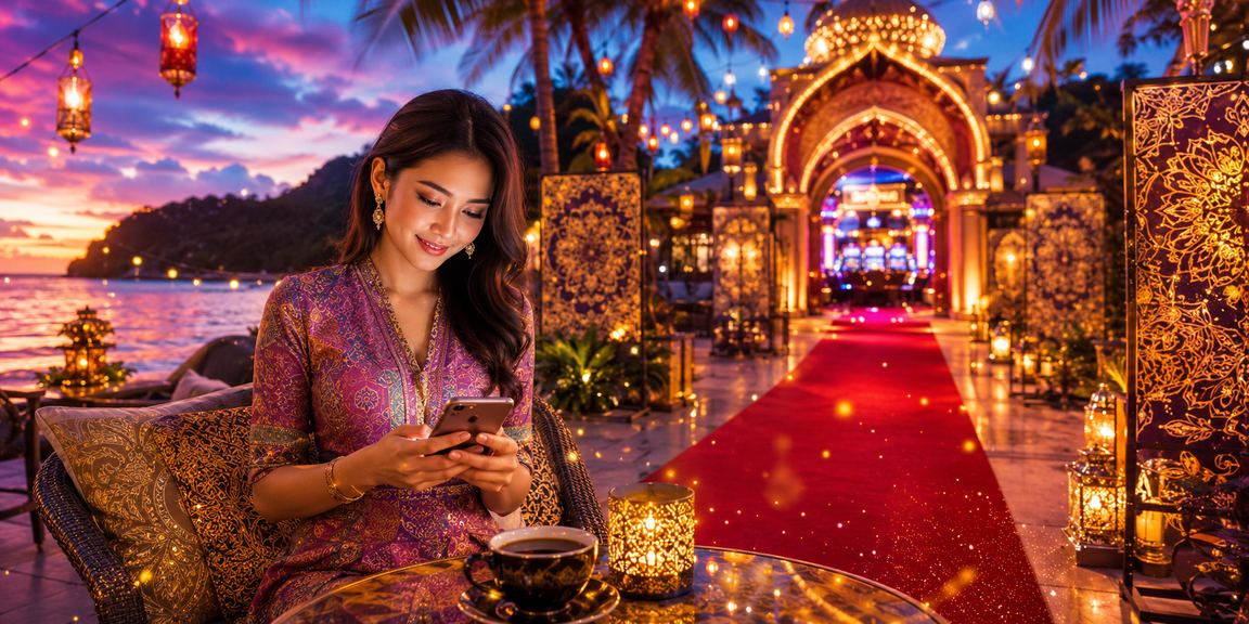 Pemain di Langkawi mengakses Baccarat kasino mudah alih 13300